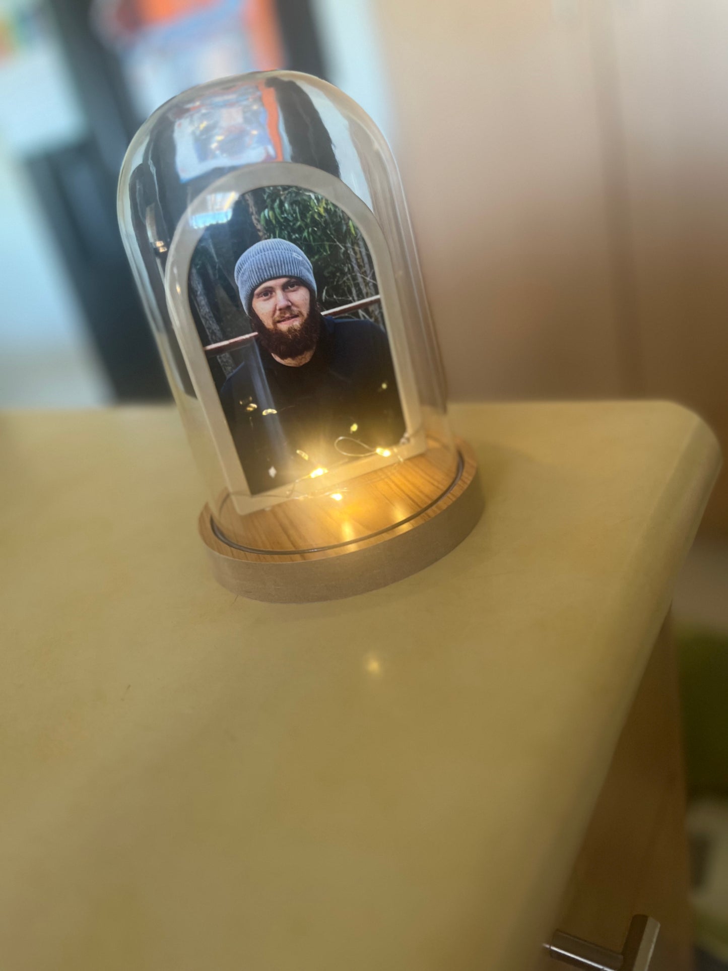 Double sided memorial light dome