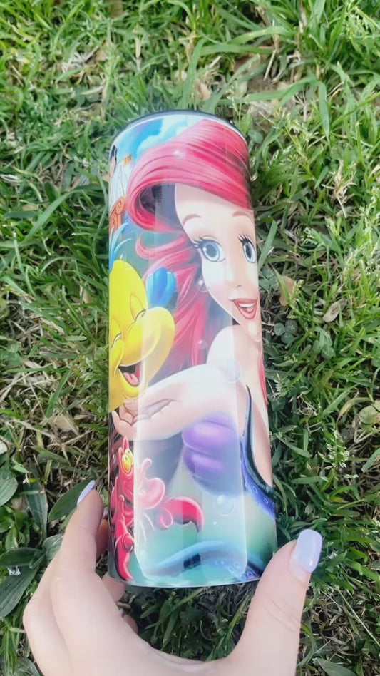 My little mermaid tumbler