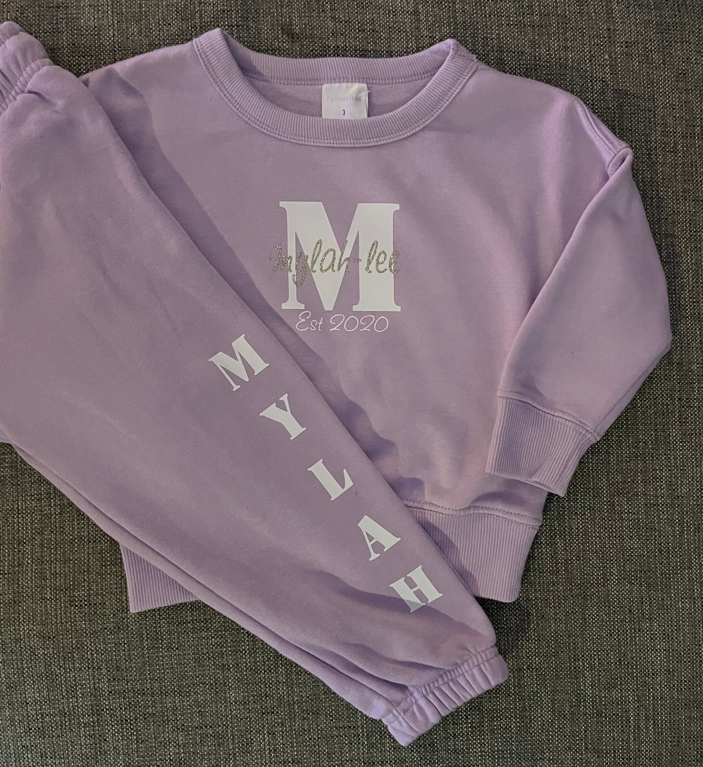 Child’s personalised tracksuit