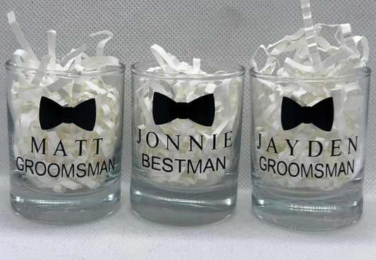 Groomsmen glasses